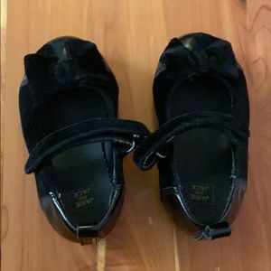 Janie and Jack black maryjanes